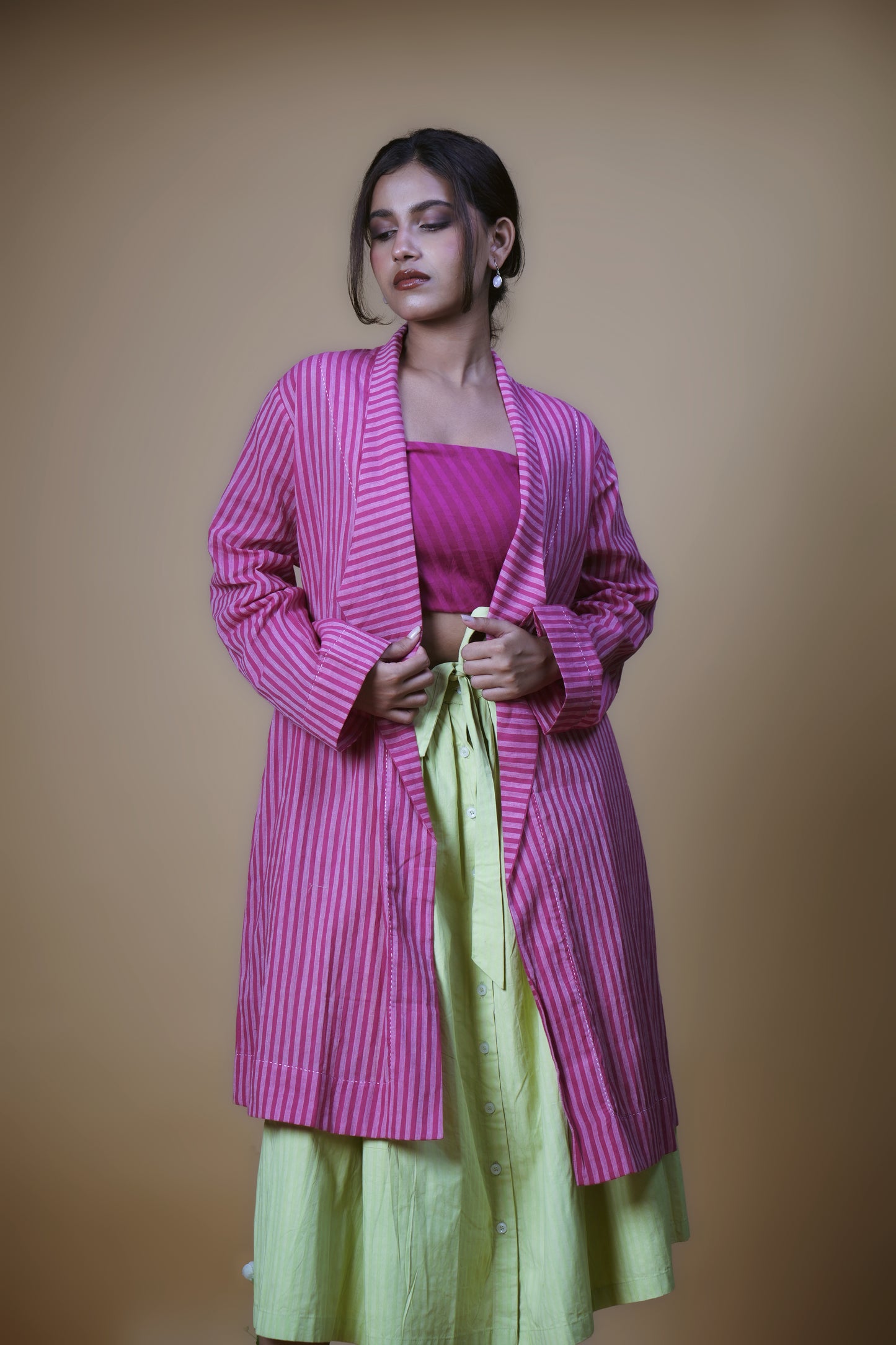 Pink Stripe Smart Jacket