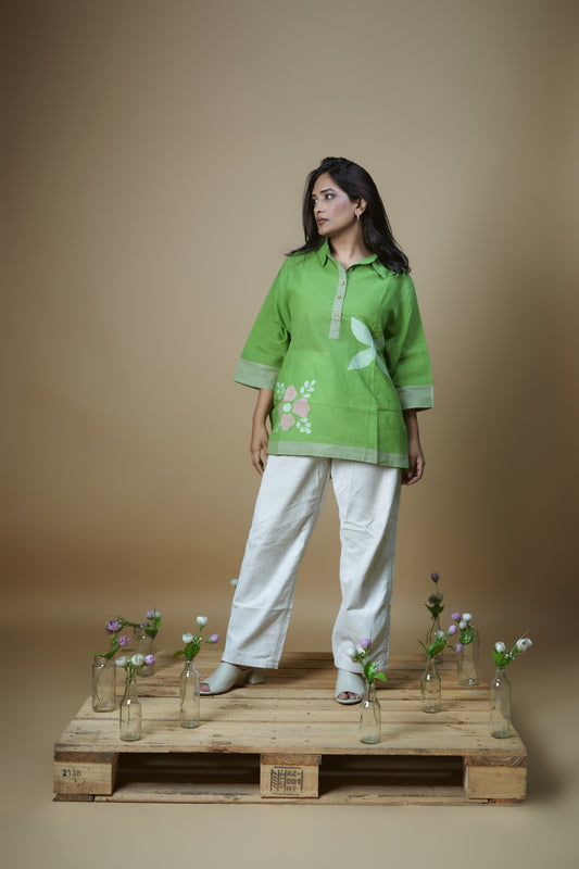 Green Tile Shirt