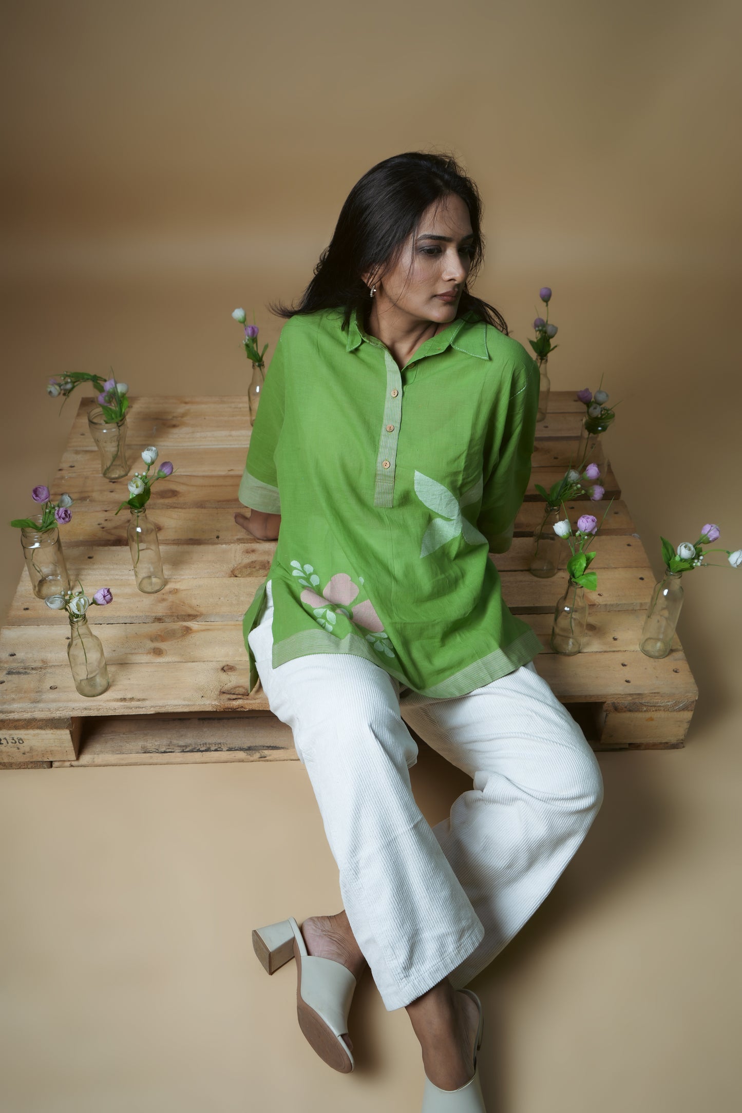 Green Tile Shirt