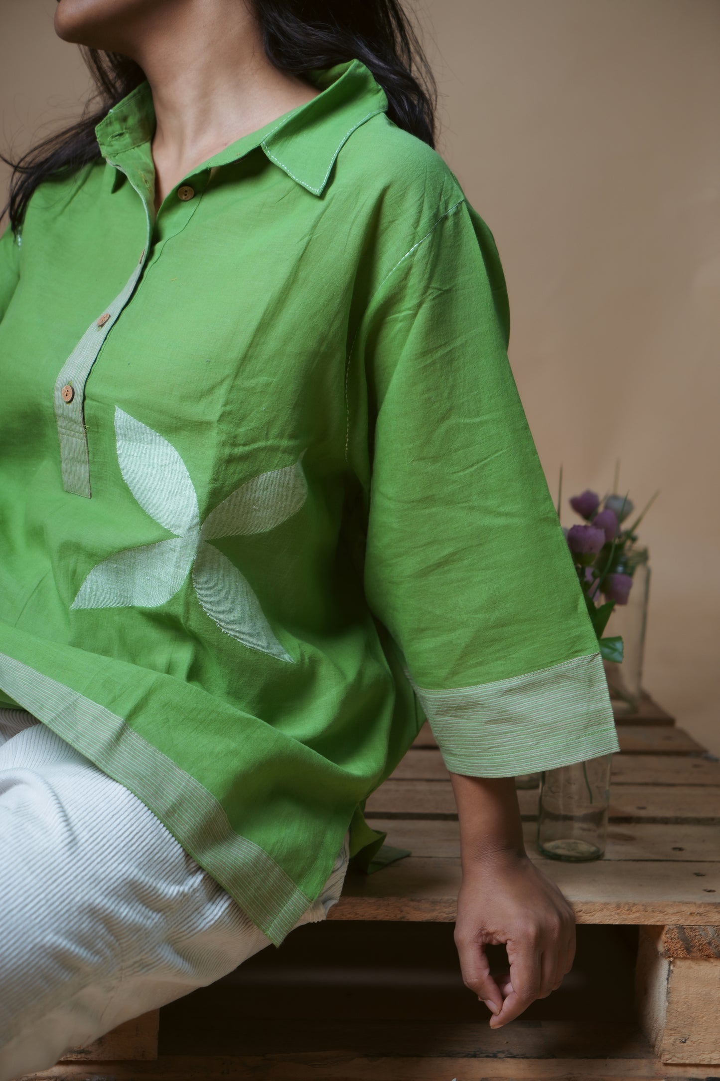 Green Tile Shirt