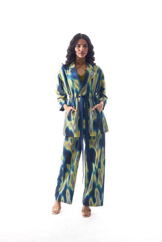 Eden jacket & pant set - Blue