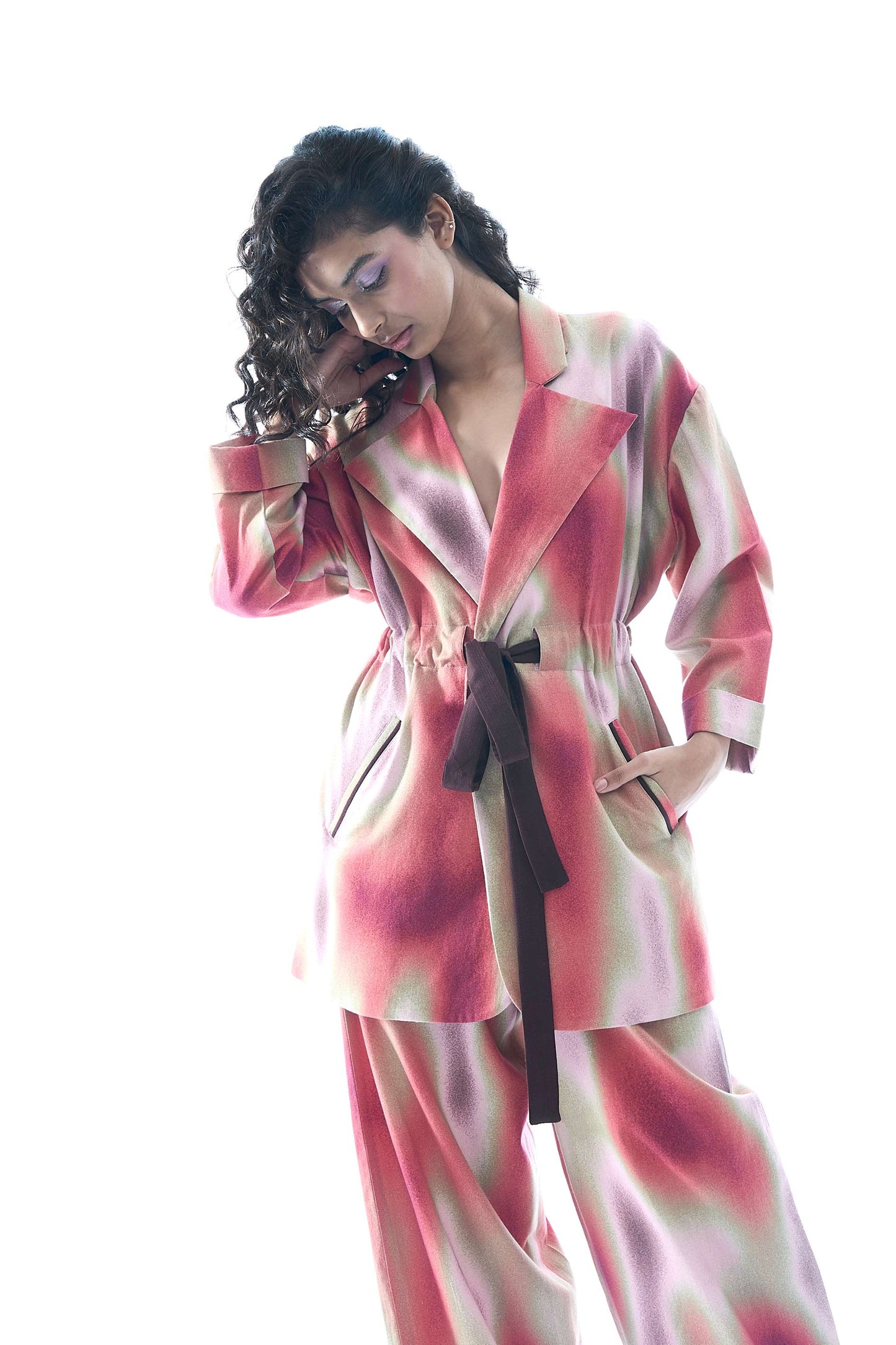 Eden jacket & pant set - Red