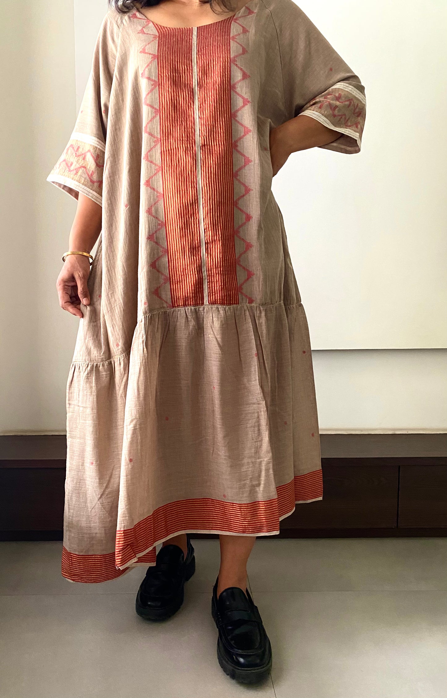 Ghee Back tie Net Dress