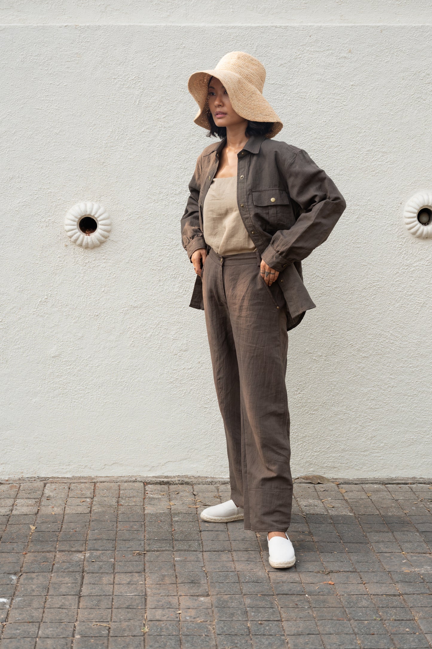 Arizona Relaxed Shirt - Brown