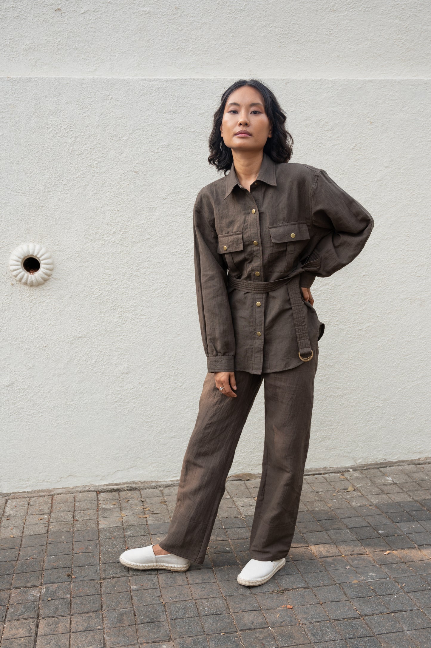 Arizona Relaxed Shirt - Brown