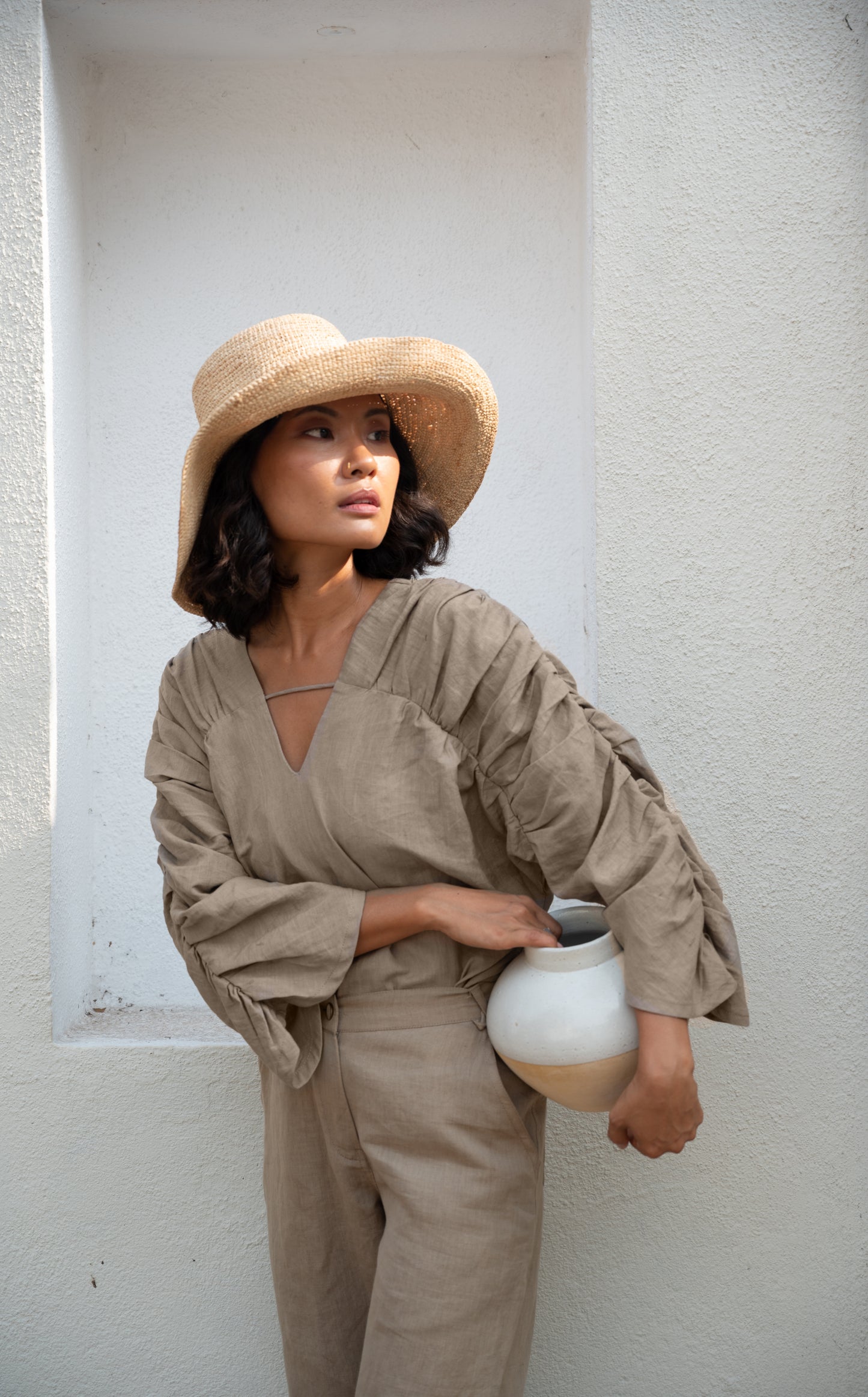 Sienna Top - Khaki