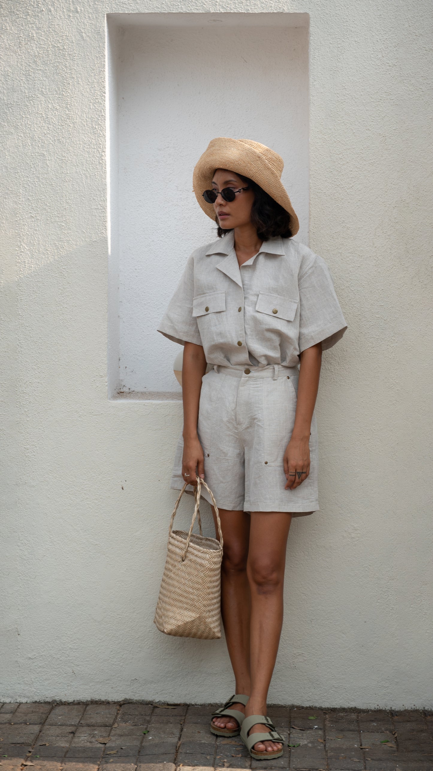 Amalfi Safari Shorts - Natural