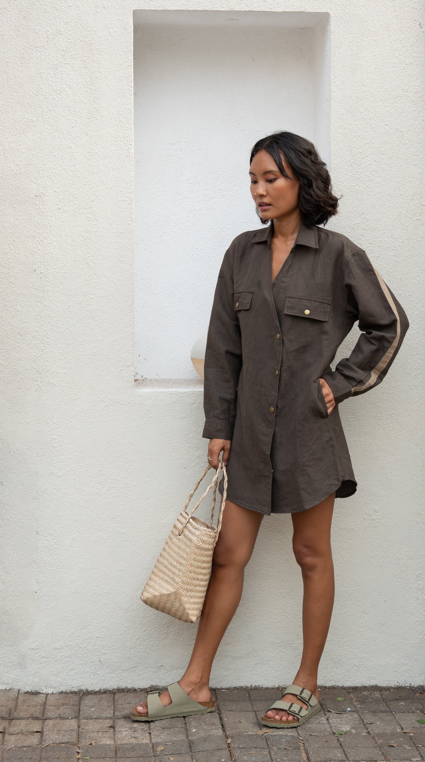 Bombay Wrap Shirt Dress