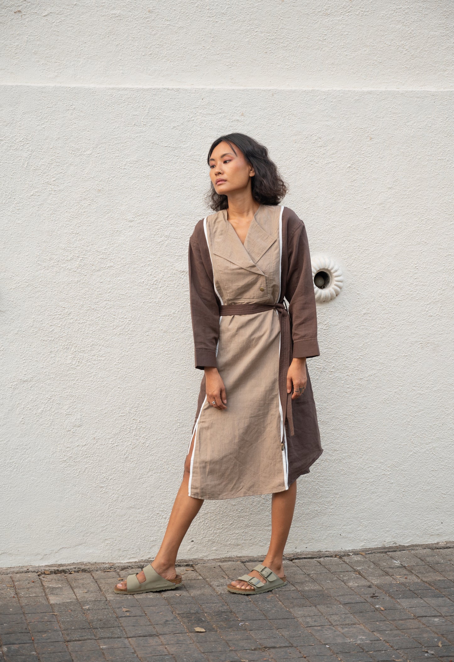 Tuscany Shift Dress - Brown