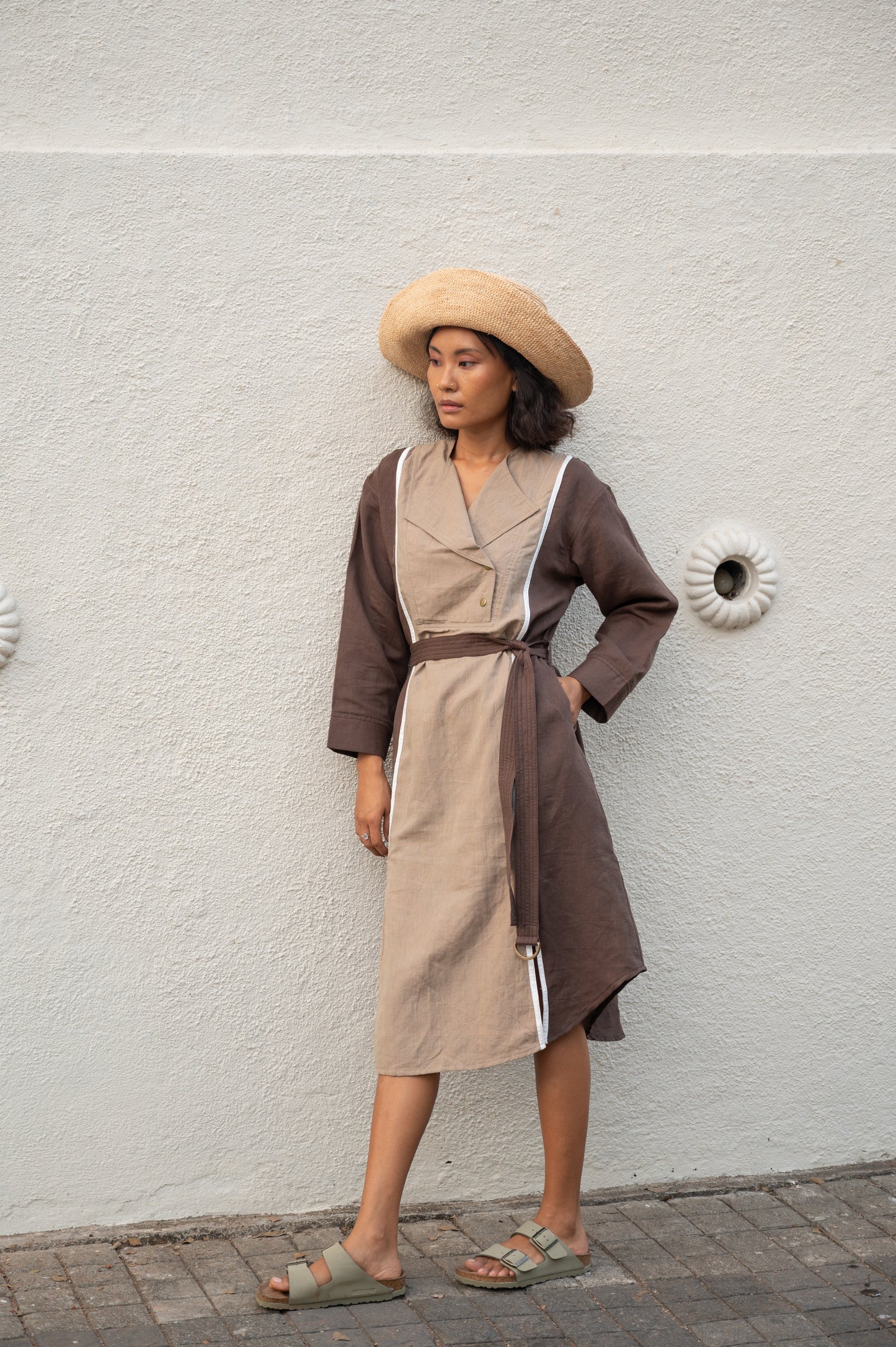 Tuscany Shift Dress - Brown