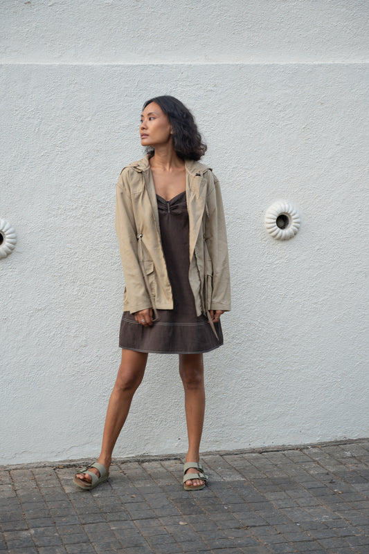Nelson Utility Jacket -Khaki