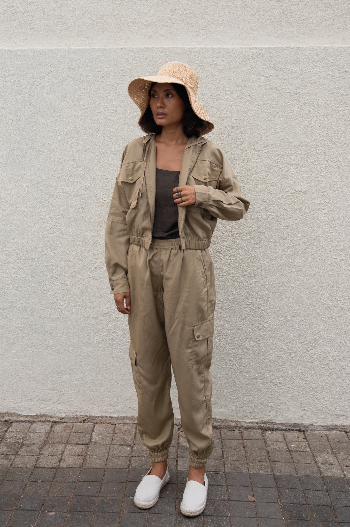 Seoul Oversized Jacket - Khaki