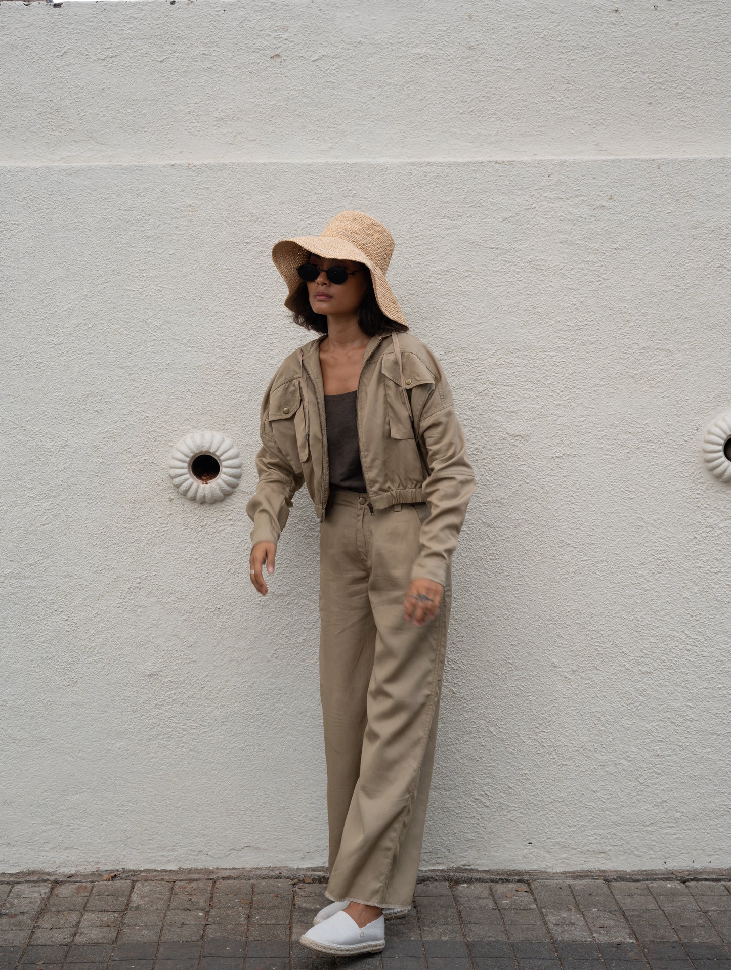 Infinity Flare Pants - Khaki