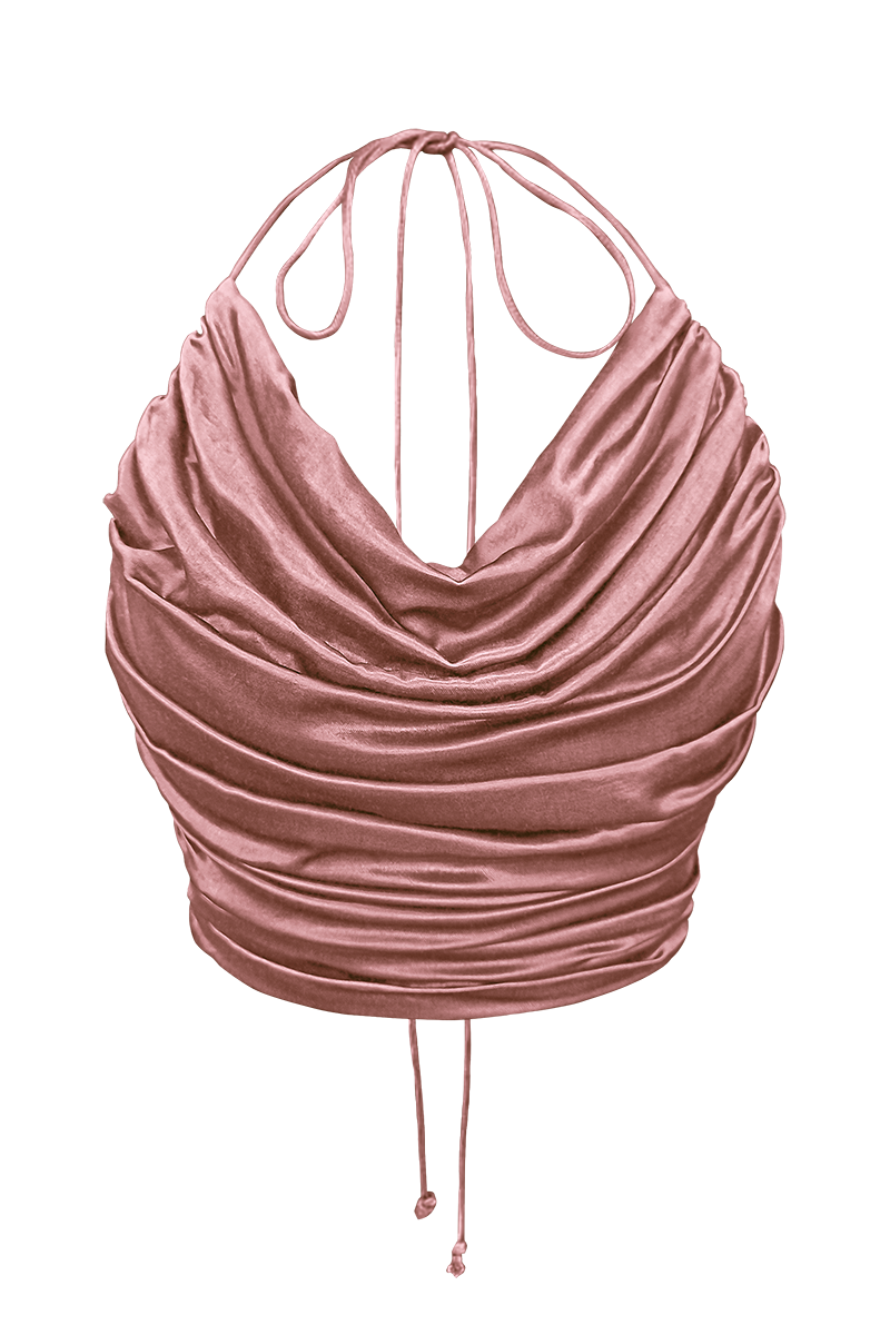 Steely Halter Top
