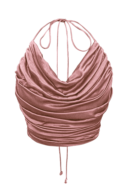 Steely Halter Top