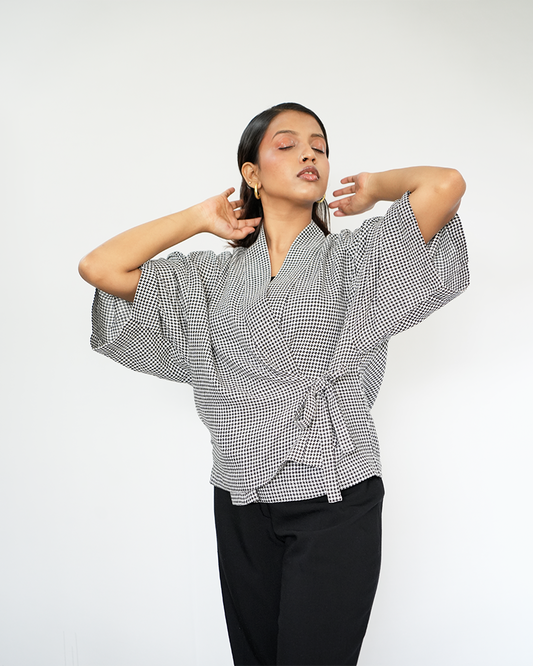 Herring cotton Kimono Top