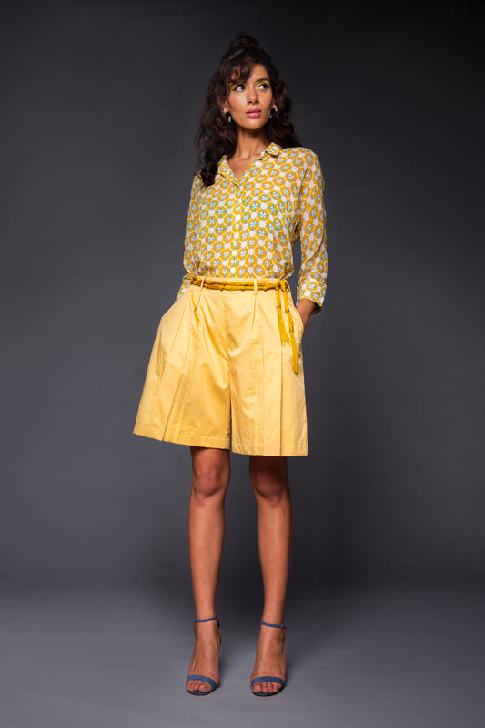 Yellow shorts