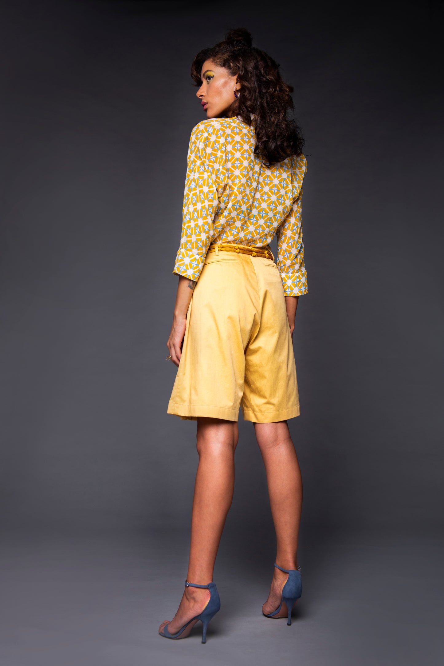 Yellow shorts
