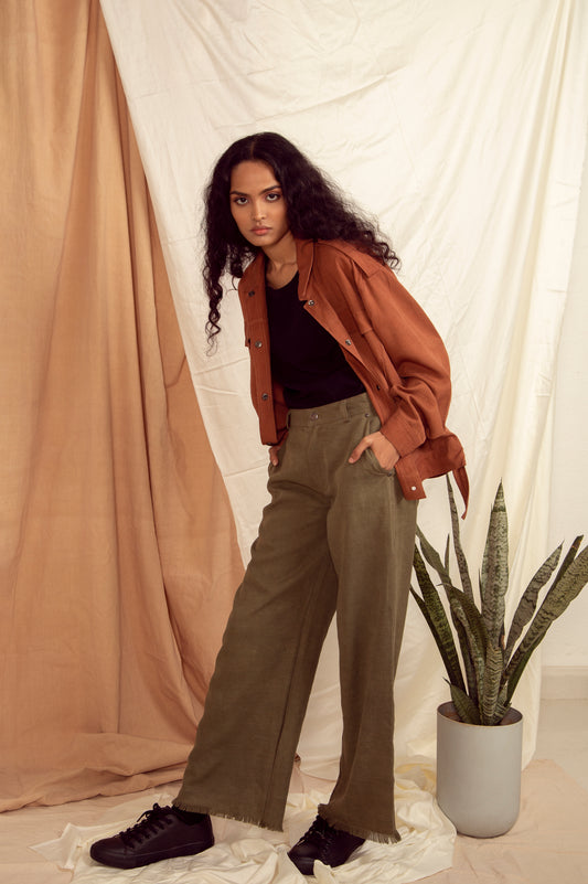 Infinity Flare Pants - Winter Moss