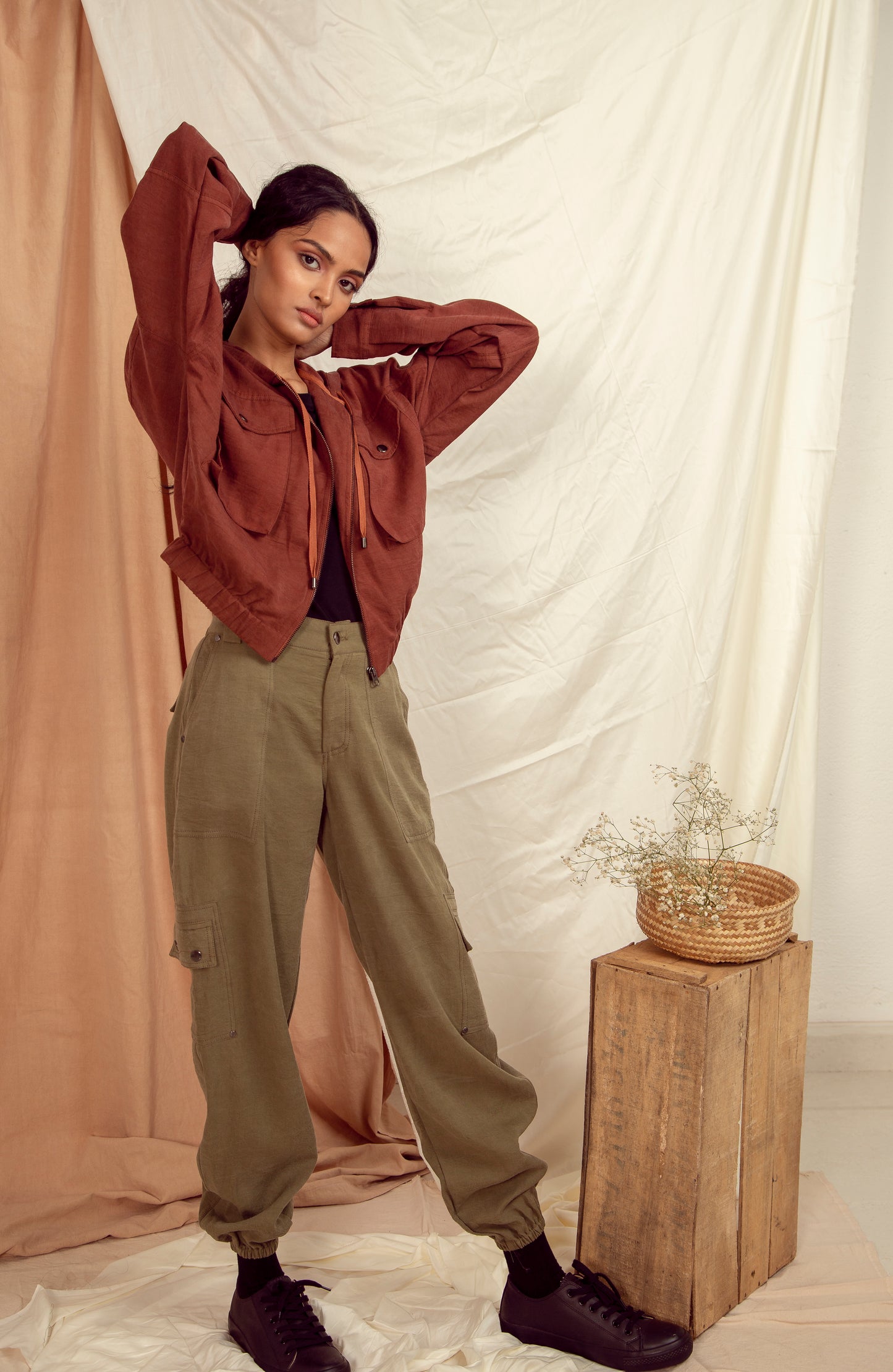 Seoul Oversized Jacket - Copper Brown