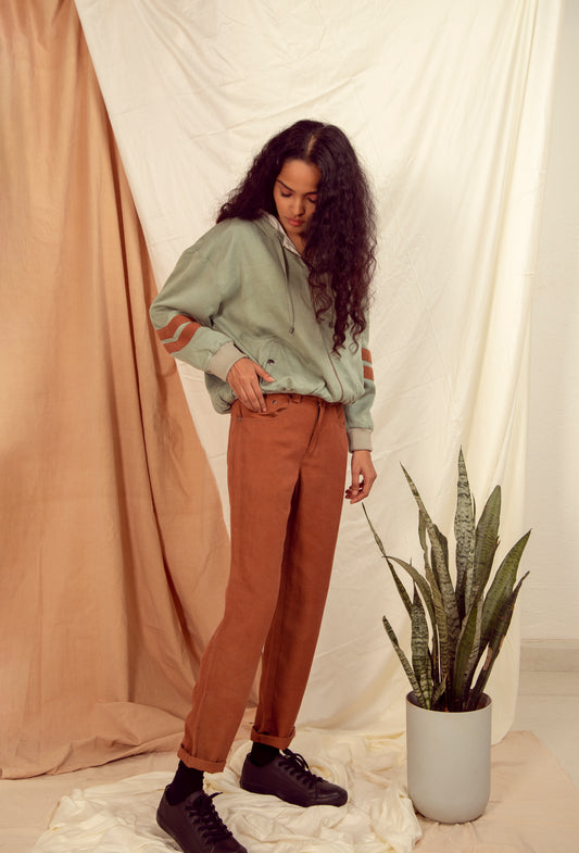 Milford Midrise pants - Copper Brown