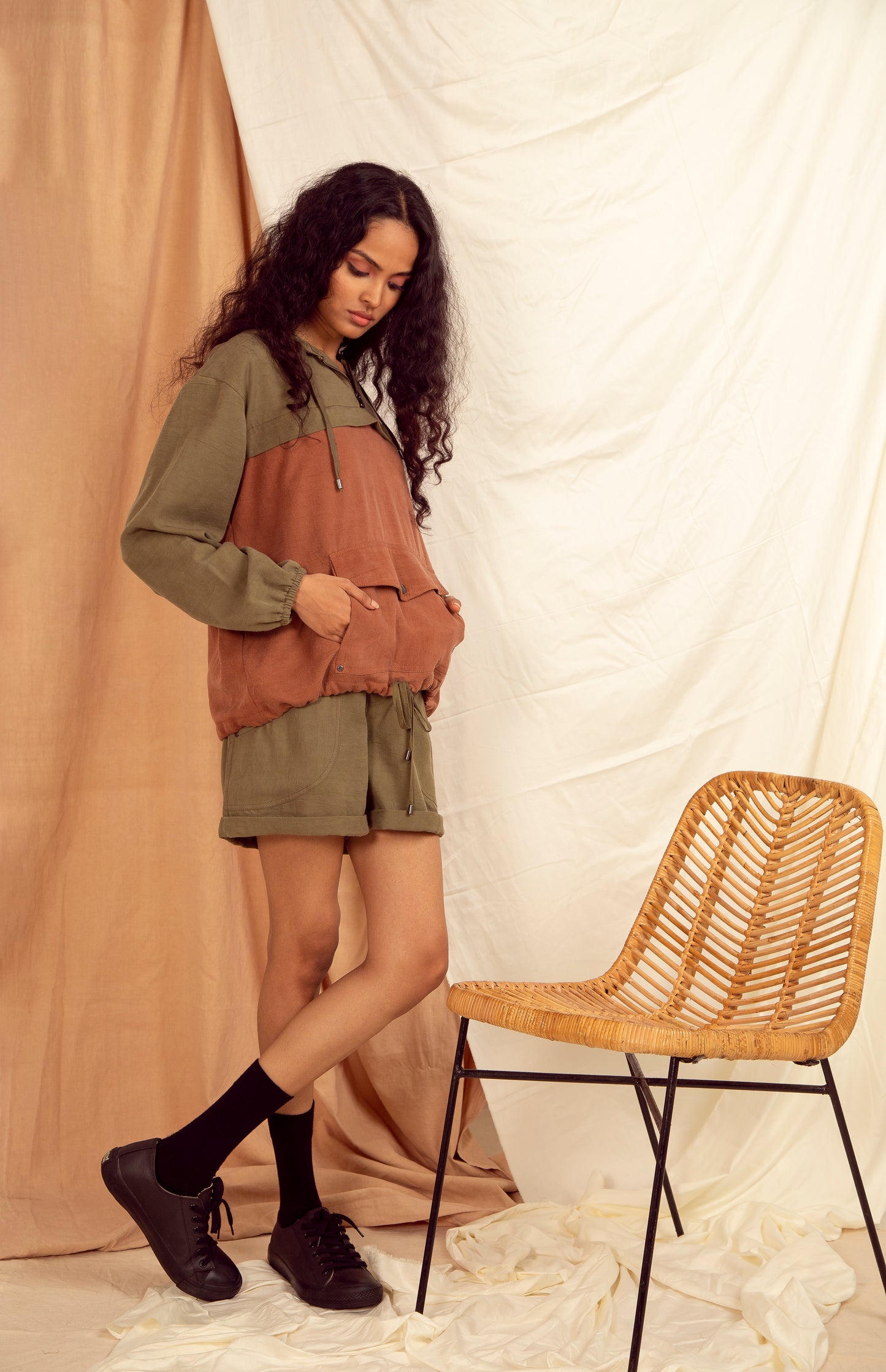 Hamilton Mid Rise Shorts - Winter Moss