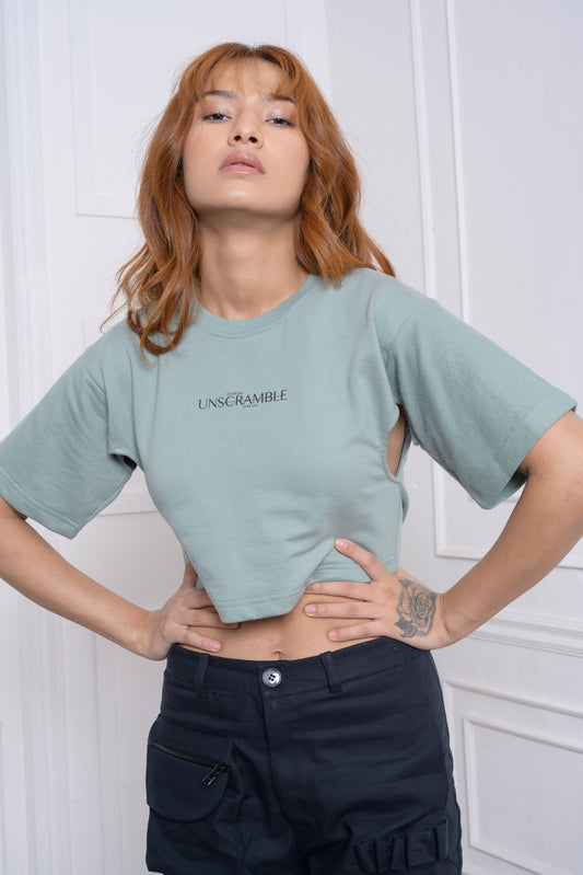 Half moon crop top - Pista