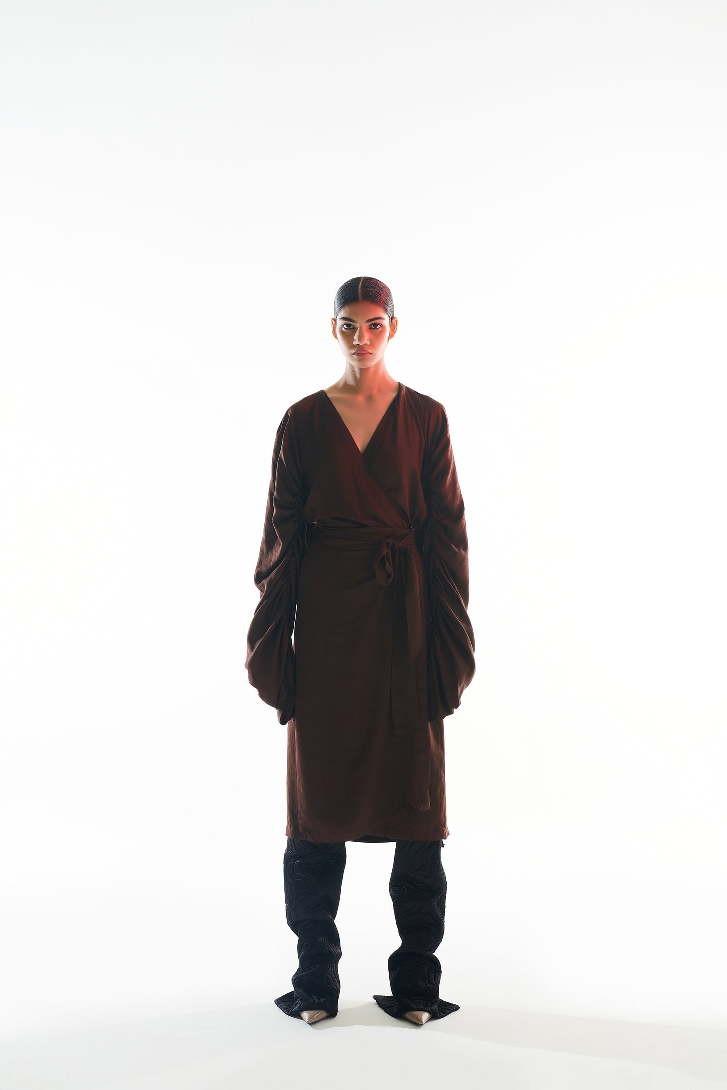 Wreathe Wrap Dress