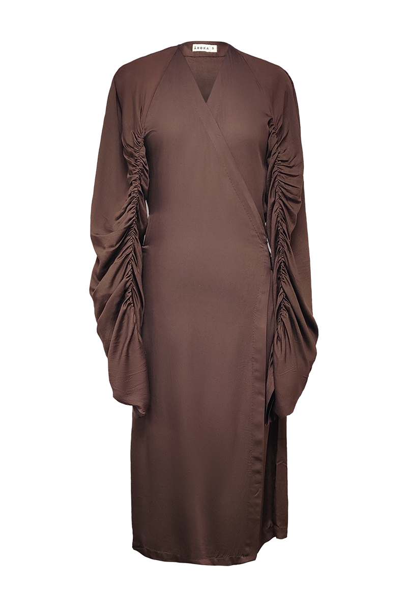 Wreathe Wrap Dress