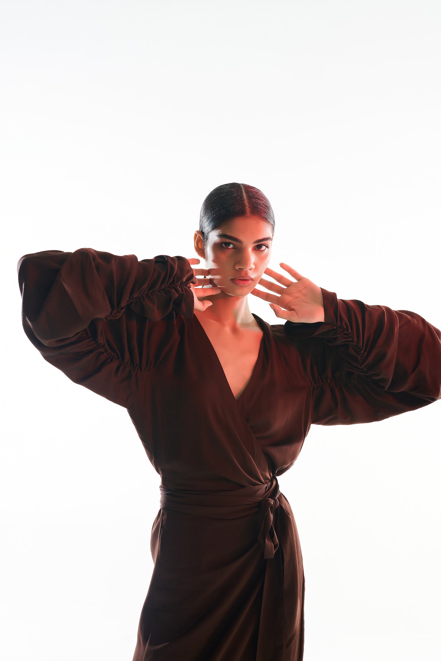 Wreathe Wrap Dress
