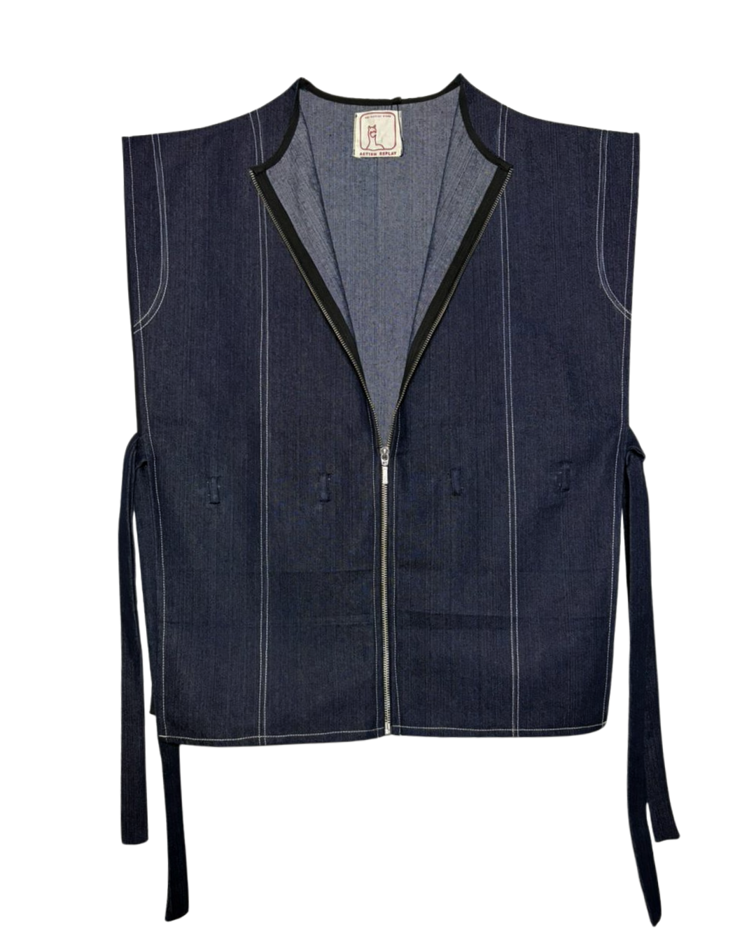 Zipped Overjacket - Navy Blue