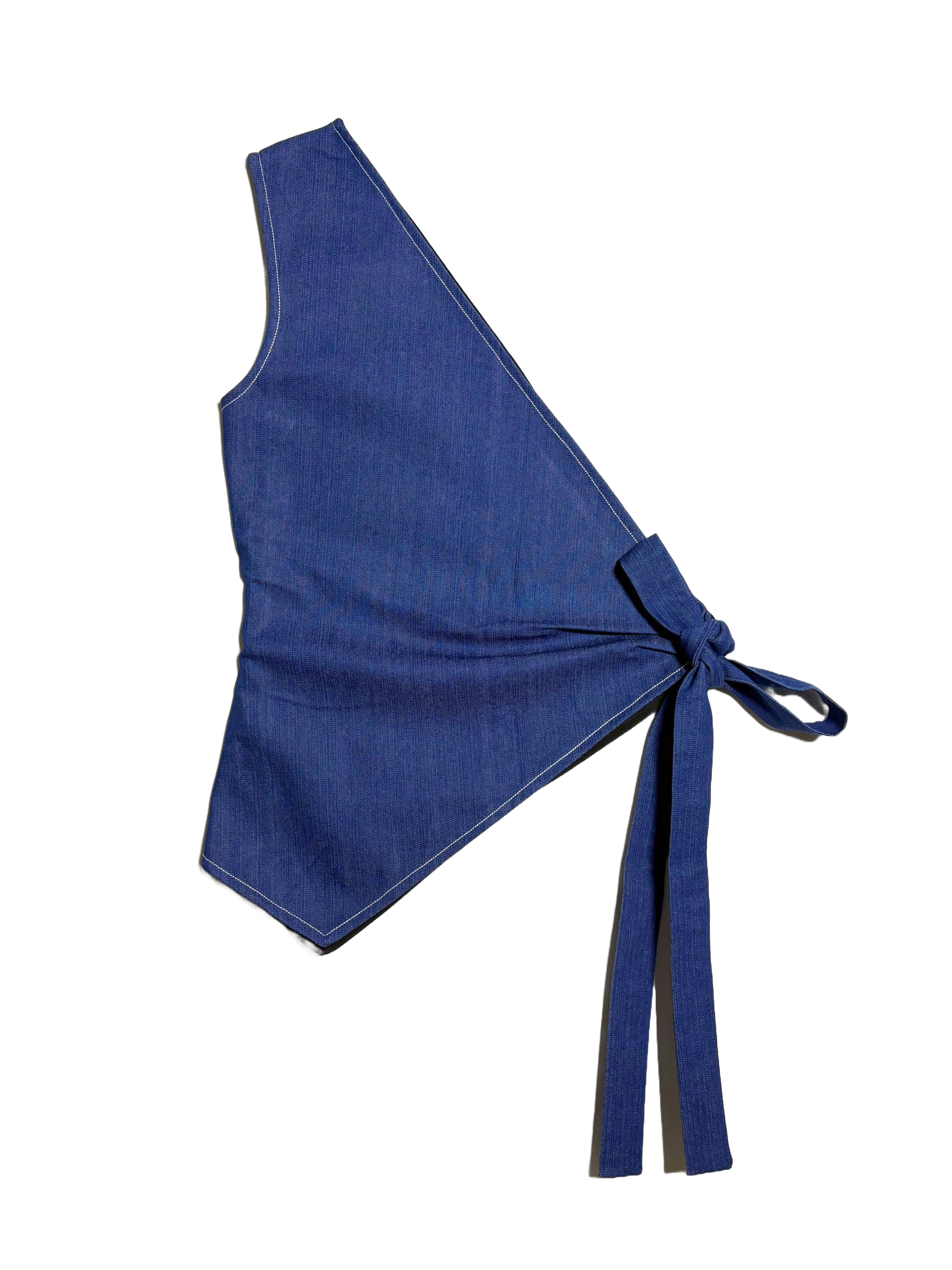 Aligned - Self striped blue