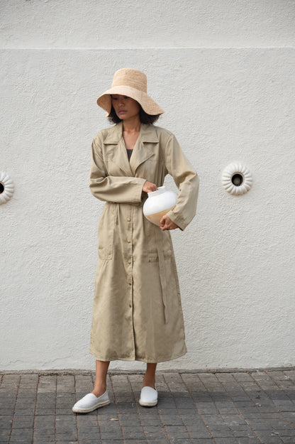 Summer Trench Coat - Khaki