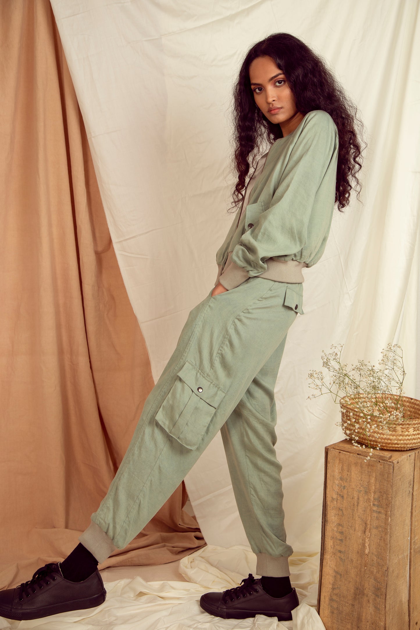 Tuscany Worker Pants - Grey Mist